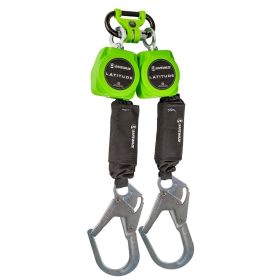 Safewaze 019-5154 Latitude 6' Dual Web SRL-P: 1014 BWB, Rebar Hooks