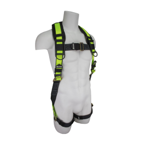 Safewaze FS280-XXL Pro Vest Single D-Ring Harness with Pass through Leg Buckles, XXL