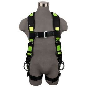 Safewaze FS281-L/XL PRO Full Body Harness: 3D, MB Chest/Legs