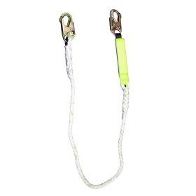 Safewaze FS33215 PRO 6' Rope Energy Absorbing Lanyard: Snap Hook
