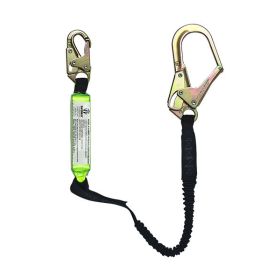 Safewaze FS575 PRO 6' Stretch Energy Absorbing Lanyard: Rebar Hook