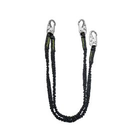 Safewaze FS581 PRO 6' Internal Energy Absorbing Lanyard: Dual Leg, Snap Hooks
