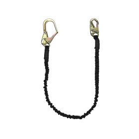 Safewaze FS585 PRO 6' Internal Energy Absorbing Lanyard: Rebar Hook