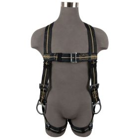 Safewaze FS77326-FR-2X Welding Full Body Harness: 3D, Aramid Web, MB Chest/Legs, 2X-Large