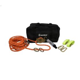 Safewaze FS805-KM-100 100' Kernmantle Rope Horizontal Lifeline System - 2-Person