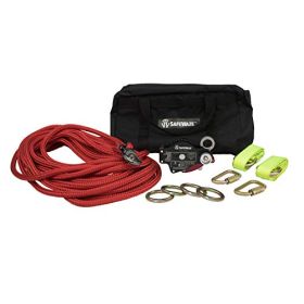 Safewaze FS808-60 60' Double Braid Rope Horizontal Lifeline System - 4-Person