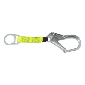 Safewaze FS814 18" D-ring Extender: Rebar Hook, D-ring