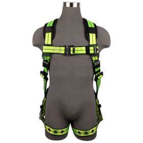 Safewaze FS-FLEX185-L/XL PRO+ Full Body Harness: 1D, QC Chest, TB Legs