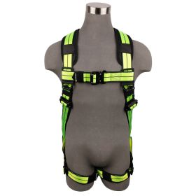 Safewaze FS-FLEX280-S/M PRO+ Full Body Harness: 1D, QC Chest/Legs