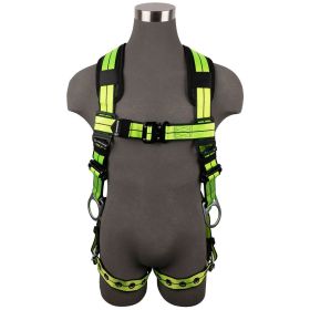 Safewaze FS-FLEX285-2X PRO+ Full Body Harness: 3D, QC Chest, TB Legs
