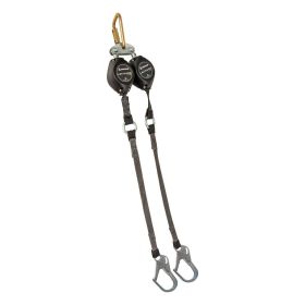 Safewaze FS-FSP1409-W-DL-RBH Latitude HD 9' Dual Web SRL: FS-EX313, Carabiner, Rebar Hooks