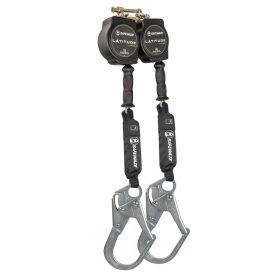 Safewaze SW8008-10-RBH-DL Latitude HD 10' Dual Cable SRL: SW-9012 BWB, Rebar Hooks