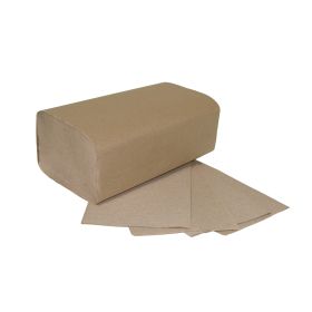 Sellars 1-Ply Single Fold Towel 250Ct Natural 9.25" X 10.25" Sht 16Cs