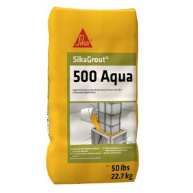 SikaGrout 500 Aqua High Performance, Non-Shrink, Cementitious Grout for Underwater Applications 50lb Bag