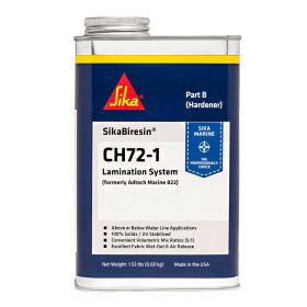 SikaBiresin CH72-1 Two-component Epoxy Lamination System, Fast Cure, Pale Amber, 1 Quart, Part B