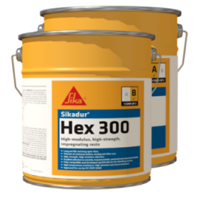 Sikadur Hex 300 ICC Listed Saturating Epoxy Resin for use with SikaWrap Fabrics 4 Gallon Units