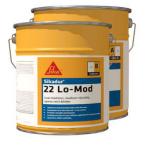 Sikadur 22 Lo Mod 2-Component Medium-Viscosity Epoxy Resin Binder 4 Gallon