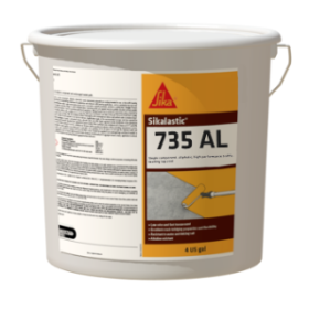 Sikalastic 735AL Aliphatic Traffic-Bearing Top Coat Charcoal 5 Gallon