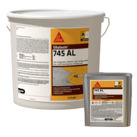 Sikalastic 745 AL Traffic Bearing Wear and Top Coat Charcoal 4.4 Gallon