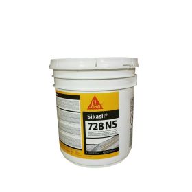 Sikasil 728 NS, Limestone, Non-Sag, Ultra Low Modulus Highway/Parking Garage Neutral Cure Silicone Sealant, 4.5 Gallon Pail