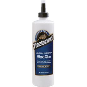 Titebond 2404 No-Run, No-Drip Wood Glue, 16 Oz. Bottle