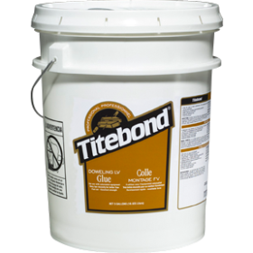 Titebond 3817 Doweling L.V. Glue, 5 Gallon Pail