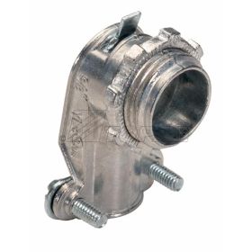 Topaz 103 90° Angle Squeeze BX-Flex Connector 1" Die Cast Zinc