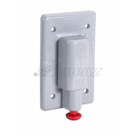 Topaz 1326 Plunger Switch Cover, PVC, Rectangle, 2.8125" x 4.5625"