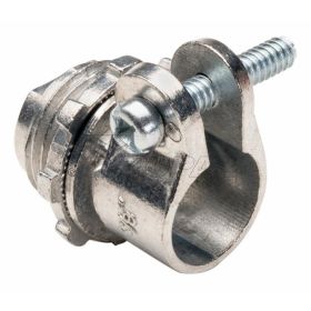 Topaz 153 Straight Squeeze BX-Flex Connector 1" Die Cast Zinc