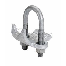 Topaz 1551HDG Right Angle Conduit Support, Malleable Iron, Galvanized Steel, 1/2"