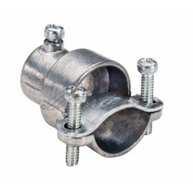 Topaz 181 EMT to Flex Combination Coupling, Die Cast Zinc, 1/2 - 1/2"