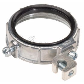 Topaz 340A Metallic Grounding Bushing, Die Cast Zinc, 4", Female Threaded