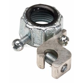 Topaz 340BLM Metallic Grounding Bushing, Malleable Iron, 6", Female Threaded