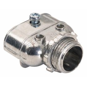 Topaz 350 Screw Clamp Duplex Connector 3/8-1/2 KO Die Cast Zinc