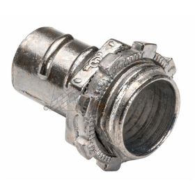 Topaz 455 Screw In BX-Flex Connector 1-1/2" Die Cast Zinc