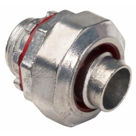 Topaz 470 Straight Liquidtight Connector, Die Cast Zinc, 3/8, 1/2 KO