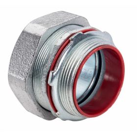 Topaz 476S Straight Liquidtight Connector, Malleable Iron, 2"
