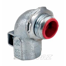 Topaz 491TBS 90° Connector 1/2" Malleable Iron