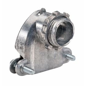 Topaz 561ADC 90° Angle Duplex Connector 3/8-1/2 KO Zinc/Malleable Iron