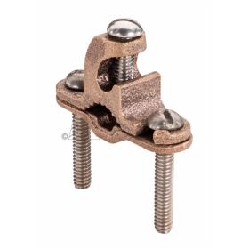 Topaz 627 Ground Clamp, Brass, 1/2 to 1"