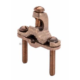 Topaz 628 Ground Clamp, Brass, 1/2 to 1"