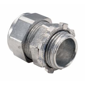 Topaz 651 Compression EMT Connector, Die Cast Zinc, 1/2"