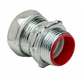 Topaz 654SI Compression EMT Connector, Steel, 1-1/4"