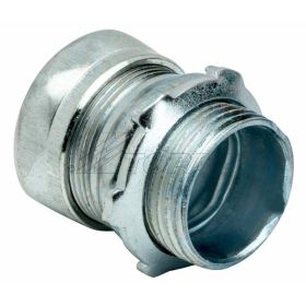 Topaz 656S Compression EMT Connector, Steel, 2"