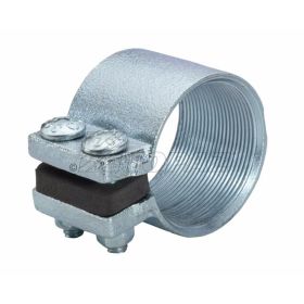 Topaz 76 Rigid Coupling, Malleable Iron, Slip-On, 2"