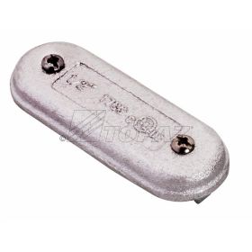 Topaz 773G Cover Iron Hub Size-1" Clamp On Gray
