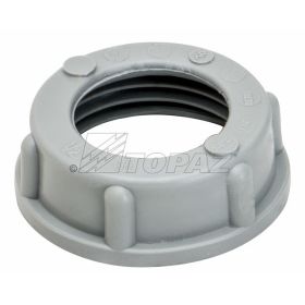 Topaz 838 Insulating Bushing, Thermoplastic, 3", Female Threaded