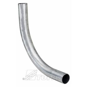 Topaz 85 EMT 90 DEG Angle Elbow, Galvanized Steel, 1-1/2"