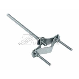 Topaz 998 Universal Pipe Support, Steel, 1-1/4 to 3"