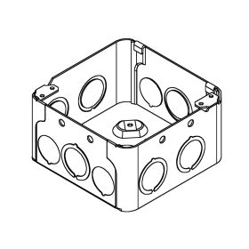 Topaz B8452 Box Welded 4" Deep Square 2-1/8" Deep